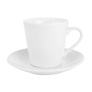 CONJUNTO DE XÍCARAS E PIRES DE PORCELANA 8 PEÇAS - PRC01186