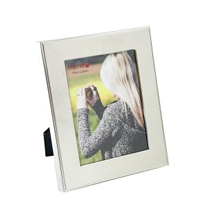 PORTA RETRATO METAL LISO LUXO HORIZONTAL OU VERTICAL FOTO 15 X 20CM - YS5613