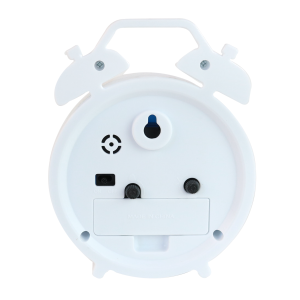 RELÓGIO DE MESA DESPERTADOR REDONDO DE PLÁSTICO COLORS 10CM - SDL580-AZ