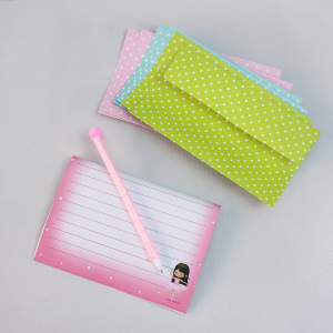 DIÁRIO INFANTIL PEQUENA BAILARINA COM CADEADO, CANETA, PAPEL CARTA E ENVELOPE - SXFS5413-C