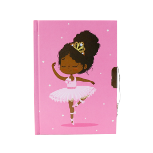 DIÁRIO INFANTIL PEQUENA BAILARINA COM CADEADO, CANETA, PAPEL CARTA E ENVELOPE - SXFS5413-D