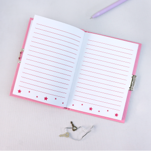 DIÁRIO INFANTIL PEQUENA BAILARINA COM CADEADO 11X15CM - SXFS5408-D