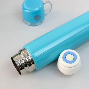 GARRAFA ISOTÉRMICA DE INOX COM COPO 400 ML - GDR0082-AZ