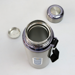 GARRAFA ISOTÉRMICA DE INOX COM INFUSOR E ALÇA 550ML - GDR0757-PTA