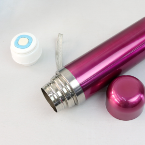 GARRAFA ISOTÉRMICA COM TAMPA E ACIONAMENTO CLICK 400ML - GDR0083-VN