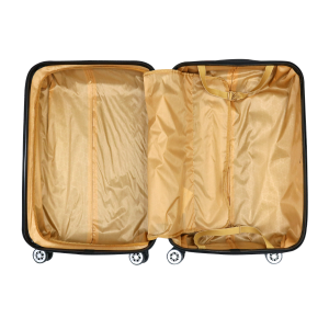 JOGO DE MALA AZUL MARINHO BARCELONA GOLD EM ABS COM 4 PEÇAS - BA432J00223