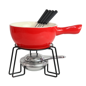 JOGO DE FONDUE DE CERÂMICA COM 8 PEÇAS 700 ML - CA12362-VM