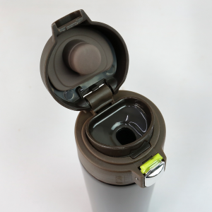 GARRAFA ISOTÉRMICA AÇO INOX TRAVA VACUUM CUP 400ML - GDR0776-MR