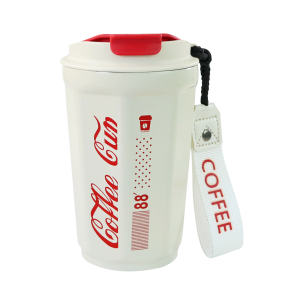 COPO ISOTÉRMICO DUPLA CAMADA COM ALÇA 350ML - GDR0847-BG