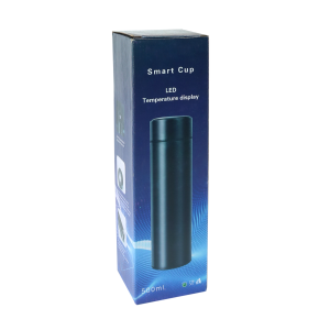 GARRAFA ISOTERMICA AÇO INOX COM INFUSOR E VISOR TOUCH EM LED 500ML - GDR0308-DOU