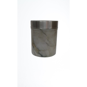 POTE COM TAMPA DE VIDRO 12CM ESTAMPADO - 600 ML - N61659-VD