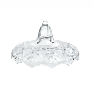 BOMBONIERE DE VIDRO COM PÉ  15,5X22,5 CM- VDA11015