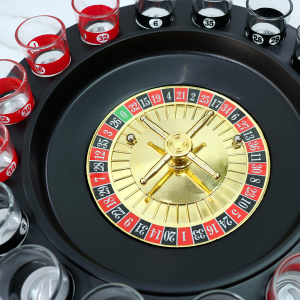 JOGO CASSINO ROLETA SHOT C/16 COPOS BEBIDA DRINK DESTILADO  - SXFG5475
