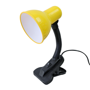 LUMINARIA DE MESA DE PLÁSTICO COM PRESILHA GARRA BIVOLT - MC602017P-AM