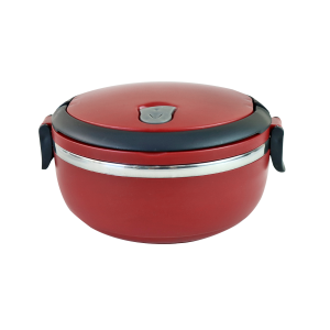 MARMITA DE INOX COM VEDAÇÃO DE SILICONE ALÇA E TRAVA NAS LATERAIS - 6255-VN