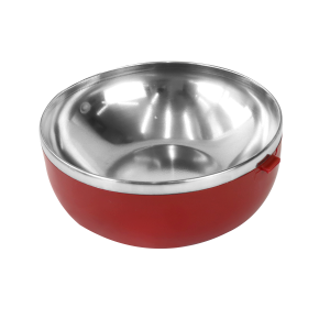 MARMITA DE INOX COM VEDAÇÃO DE SILICONE ALÇA E TRAVA NAS LATERAIS - 6255-VN