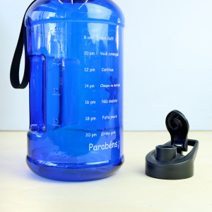 GARRAFA DE PLÁSTICO COM FRASES MOTIVACIONAIS 2.2 LITROS - GDR0782-AZMA