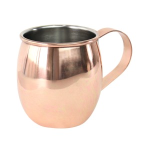 CANECA DE INOX REVESTIDA EM COBRE MOSCOW MULE 500ML - TRC8918