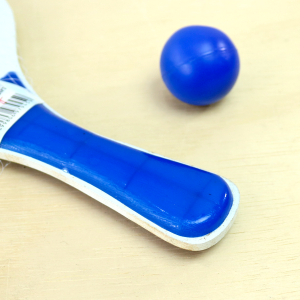 KIT RAQUETE FRESCOBOL COM 01 BOLA - YS37046-A