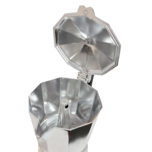 CAFETEIRA TIPO ITALIANA DE ALUMINIO PARA 09 XÍCARAS 450ML - CA11017