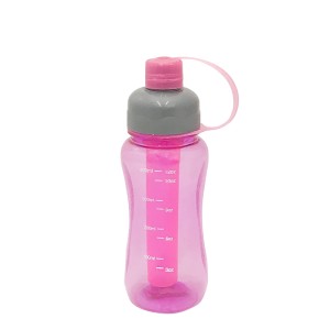SQUEEZE PLASTICO COM RESERVATORIO PARA GELO 400 ML ROSA - MC0400G