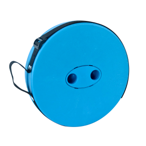 BANQUETA REDONDA RETRÁTIL DE PLÁSTICO 25X45CM - TRC8787-AZFOSCO