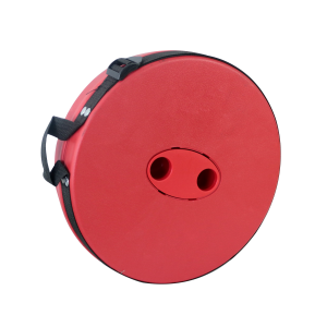 BANQUETA REDONDA RETRÁTIL DE PLÁSTICO 25X45CM - TRC8787-VMFOSCO