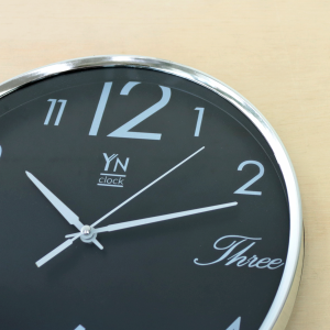 RELOGIO DE PAREDE CONTÍNUO DE PLÁSTICO 25CM - YKLJ15290-PT