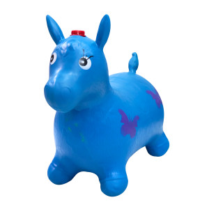 CAVALINHO UPA UPA DE BORRACHA COM SOM - COM INMETRO - NZ3088-AZ