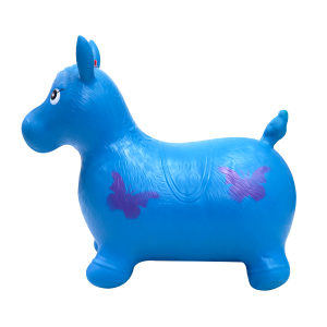 CAVALINHO UPA UPA DE BORRACHA COM SOM - COM INMETRO - NZ3088-AZ