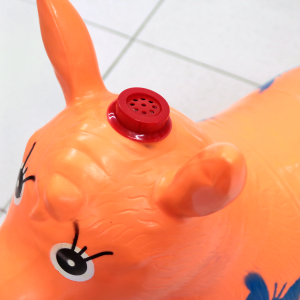 CAVALINHO UPA UPA DE BORRACHA COM SOM - COM INMETRO - NZ3088-LJ