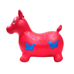 CAVALINHO UPA UPA DE BORRACHA COM SOM - COM INMETRO - NZ3088-VM