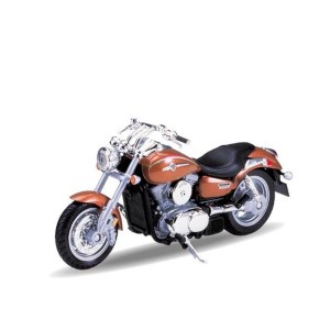 MINIATURA METAL MOTO KAWASAKI 2002 VULCAN 1500 CLASSIC VERMELHA 1:18