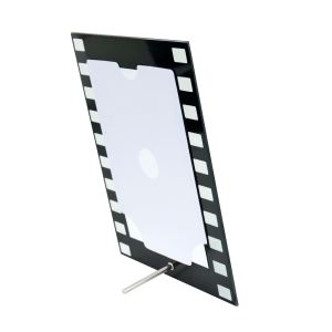 PORTA RETRATO DE VIDRO FILME VERTICAL 10X15CM - GT124VP48