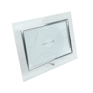 PORTA RETRATO HORIZONTAL FOTO 15X10CM MOLDURA DE VIDRO - GT124H-PTA