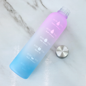 GARRAFA DE PLÁSTICO MOTIVACIONAL TIE DYE 980ML - GDR0778-E