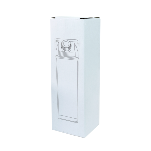 GARRAFA DE PLÁSTICO CAIXA DE LEITE ESTAMPADA 500ML - 4167-D