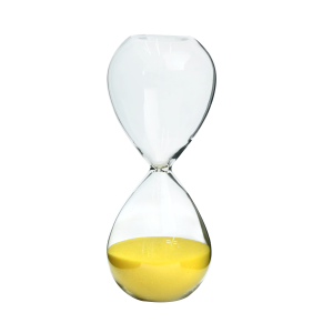 AMPULHETA DE VIDRO 5 MINUTOS 5X12,5CM - 5269-AM