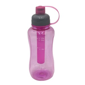 SQUEEZE PLASTICO COM RESERVATORIO PARA GELO 800 ML ROSA - MC0800G