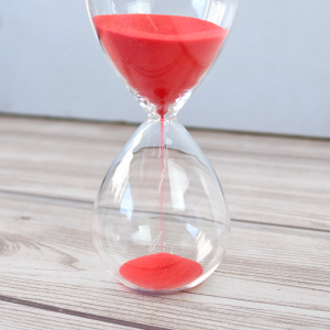 AMPULHETA DE VIDRO 5 MINUTOS 5X12,5CM - 5269-VM