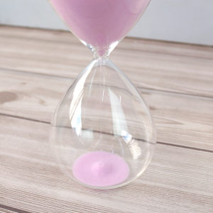 AMPULHETA DE VIDRO 30 MINUTOS 20X8CM - 5271-RS