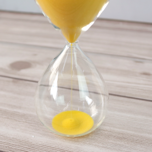 AMPULHETA DE VIDRO 15 MINUTOS 7X16,5CM - 5270-AM