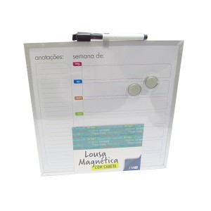 QUADRO,LOUSA,MAGNETICA,METAL,CANETA,APAGADOR,99837