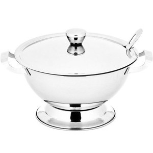 SOPEIRA COM CONCHA EM INOX 21 CM IXB1311