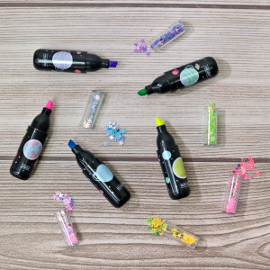 CANETA MARCA TEXTO GARRAFINHAS PLANETAS 6 CORES - TF1240