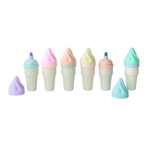 CANETA MARCA TEXTO SORVETE 6 CORES - Q173