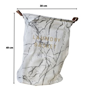 CESTO ORGANIZADOR DE POLIÉSTER COM ALÇAS NAS LATERAIS 49X38CM - 1399-C