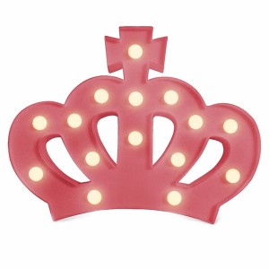 LUMINARIA COROA DE PLASTICO 15 LEDS A PILHA ROSA AL08020-RS