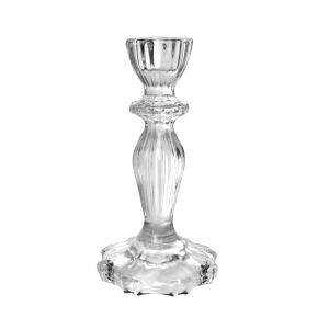 CASTIÇAL DE VIDRO ARGOS WOLFF 8X16XCM - 26763