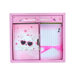 DIÁRIO INFANTIL GATINHO COM CADEADO 20X23CM - SXFS5495-A